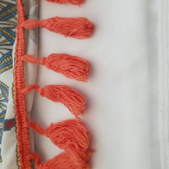 🦋A. Calin Los Angeles Free Form Bell Sleeve Tassle Hem Dress - Picture 7 of 10